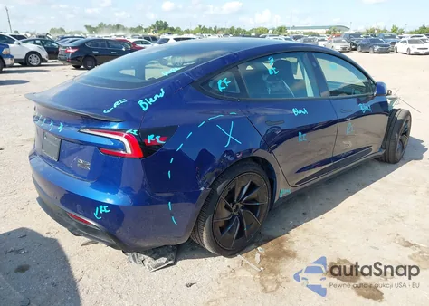 2025 Tesla Model 3 Performance z USA, uszkodzony, nr VIN 5YJ3E1ET3SF971313